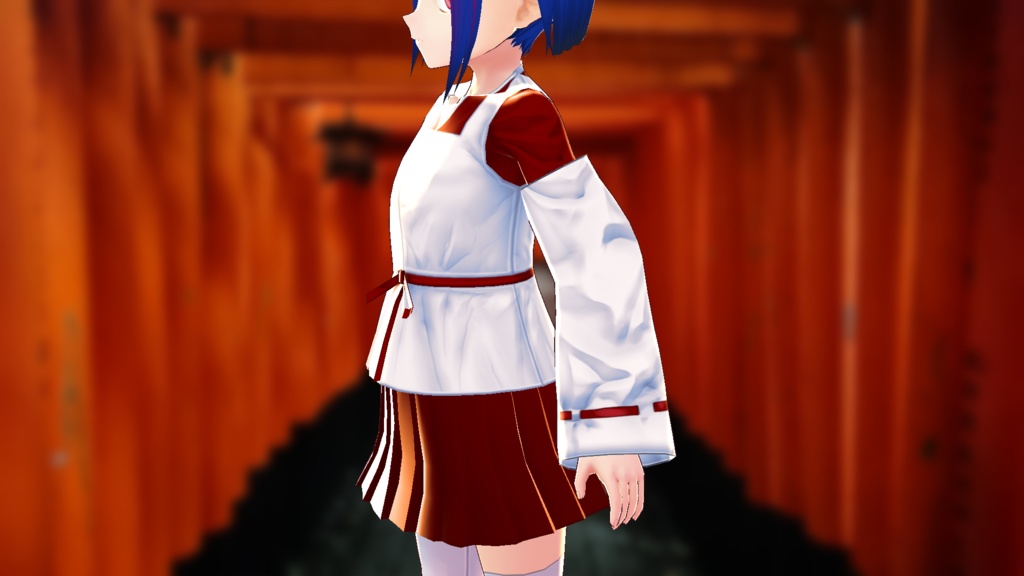 【Vroid用】狩衣風【巫狗ちゃん】