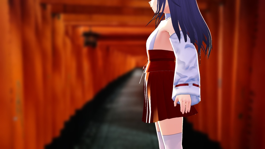 【Vroid用】巫女風衣装1