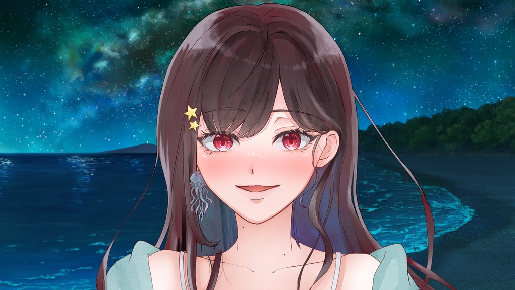 田舎に帰省した大学生の僕は近所のお姉さんと夜の海に行くことになり...?♡