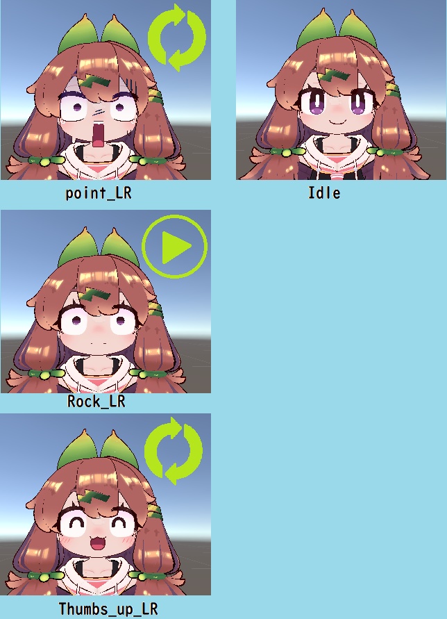 【イサナイ・ヌク用】コニカ風イサナイ表情セット