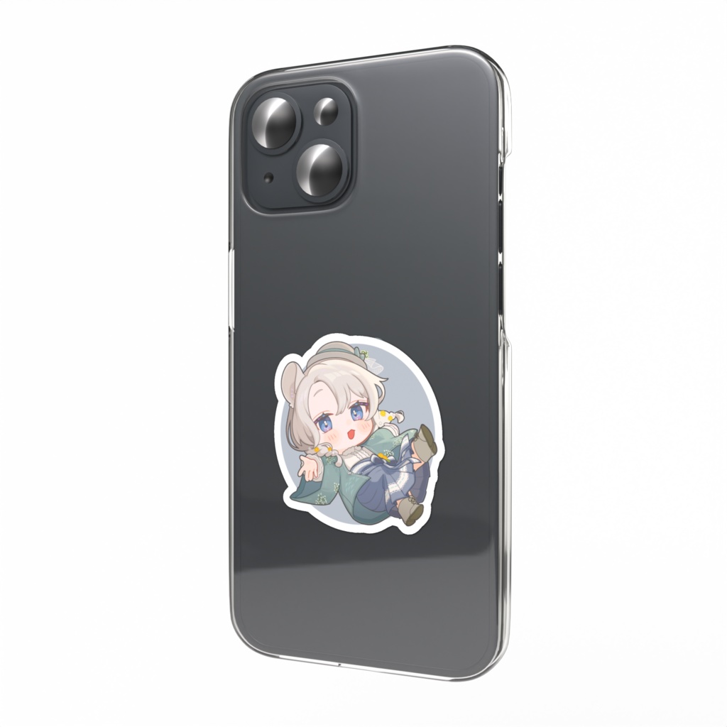 そうめとともに！スマホステッカー（和装）