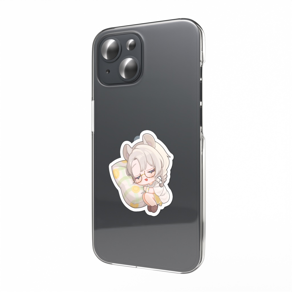 そうめとお昼寝！スマホステッカー（部屋着）