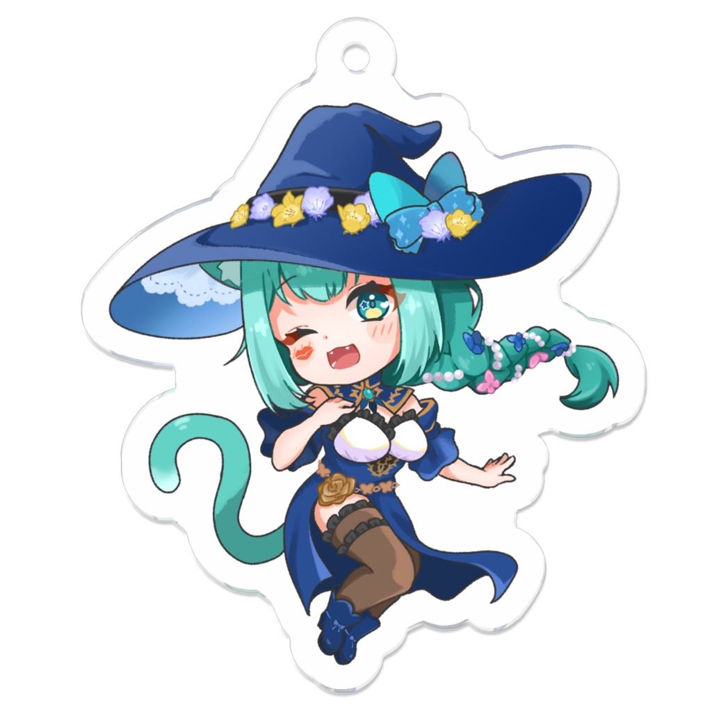 ぽんちゃんアクキー　帽子あり　