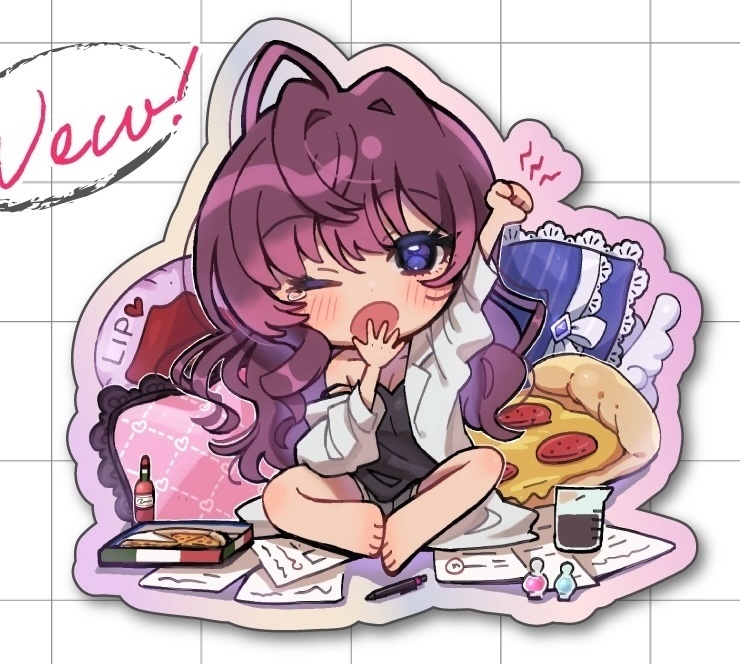 しきちゃんLabo BIG ステッカー