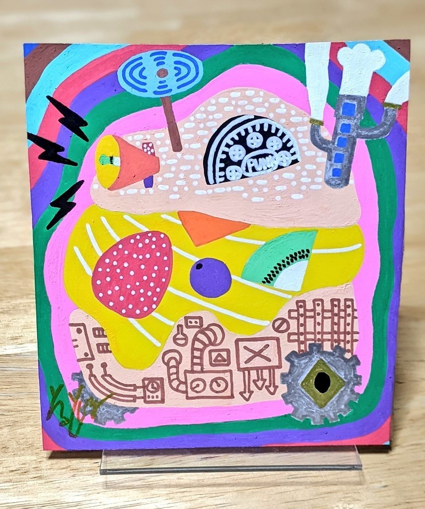 【原画】シュークリーム【1点かぎり】