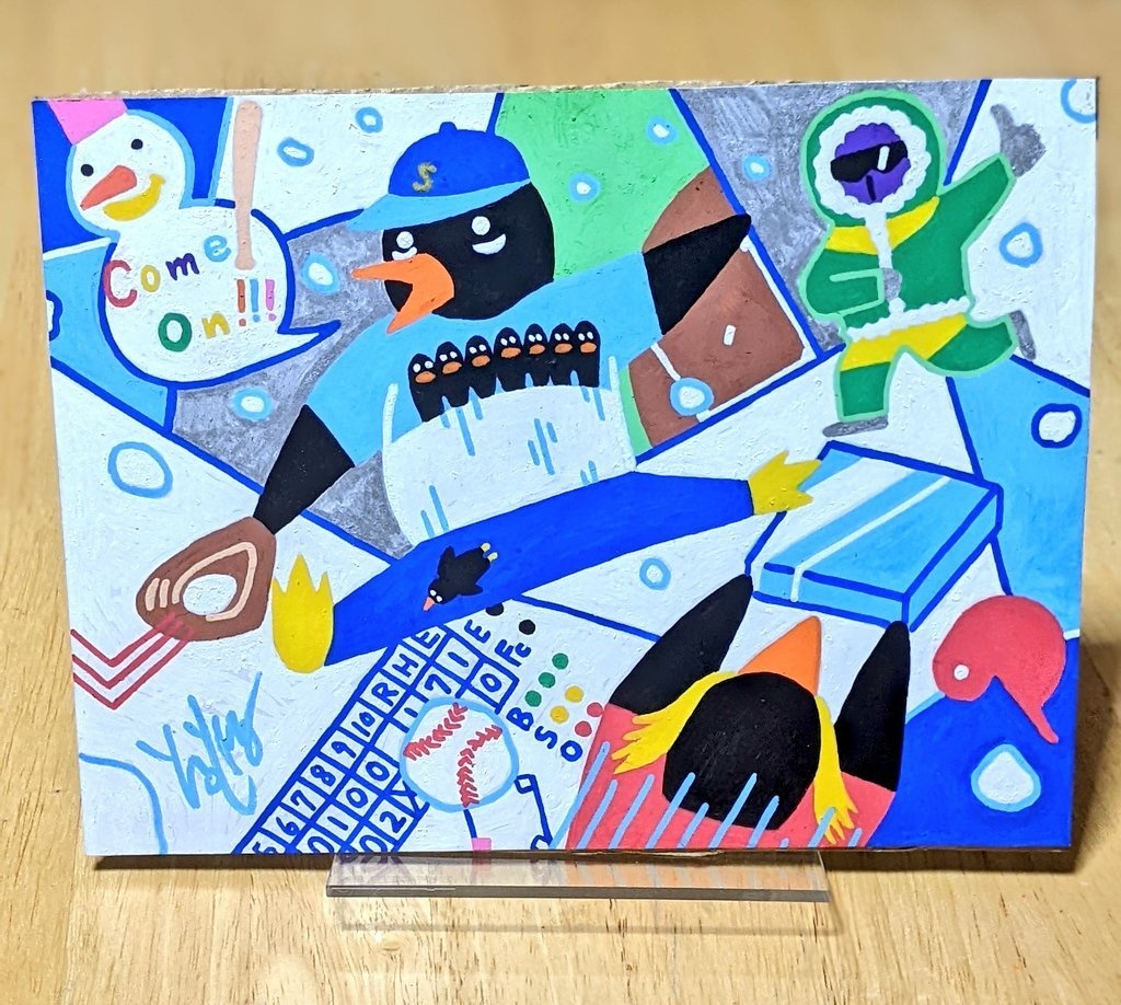 【原画】ファーストペンギン【1点かぎり】