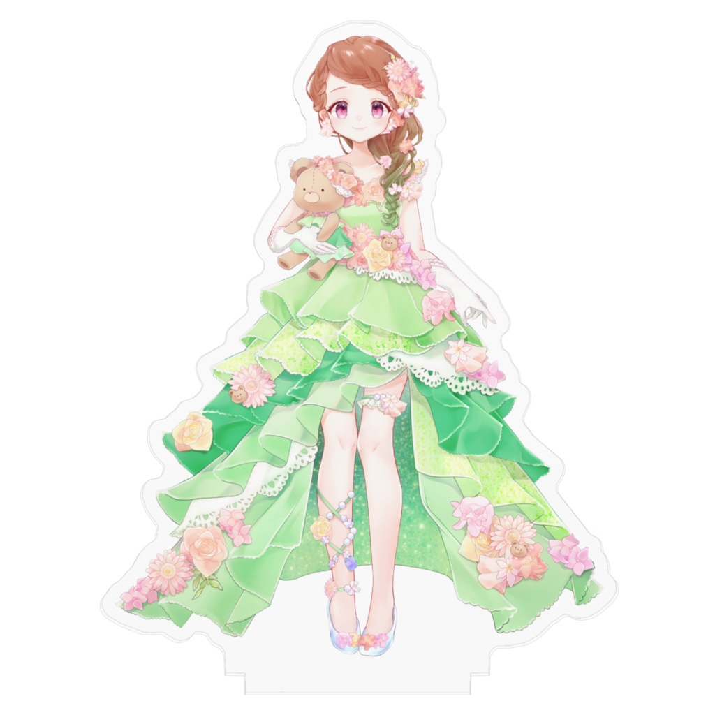 森園めろろアクリルスタンド ドレス衣装ver.