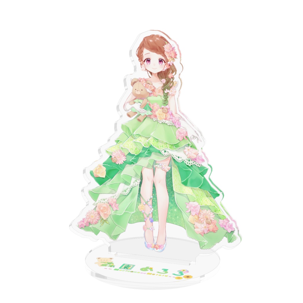 森園めろろアクリルスタンド ドレス衣装ver.
