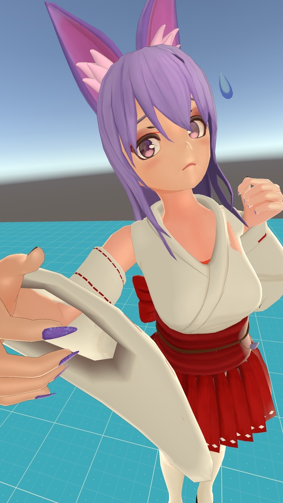 VRChat向け3Dモデル『イナリ-Inari-』Ver1.0