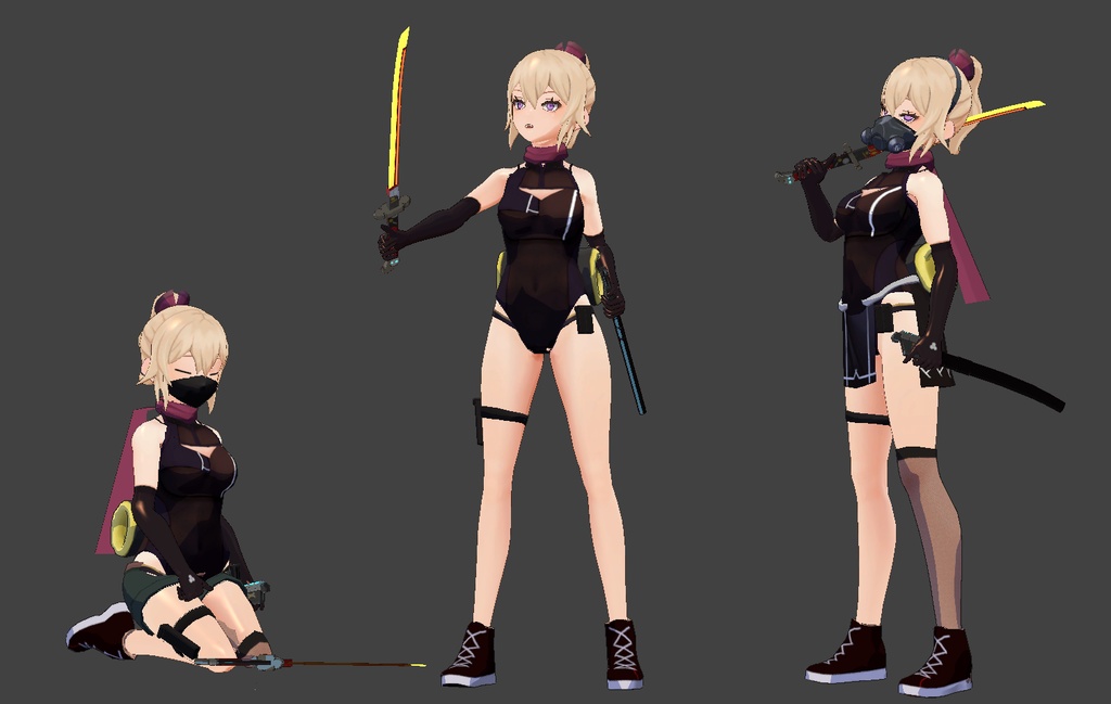 【VRC向けアバター】シノブ