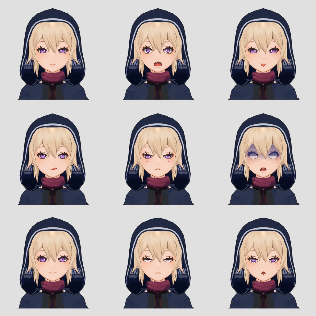 【VRC向けアバター】シノブ