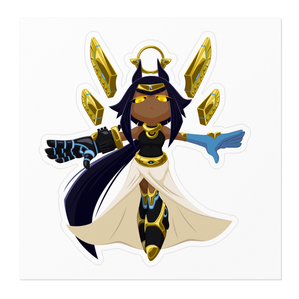 【ステッカー】ビスコ -100×100㎜-【パラサイトガール】