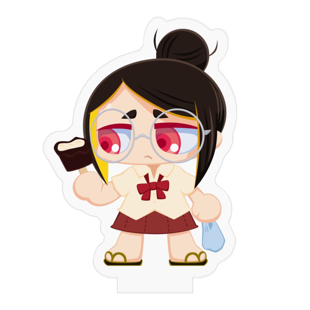 【アクリルフィギュア】咲-夏バテ- 【パラサイトガール】 50×50㎜