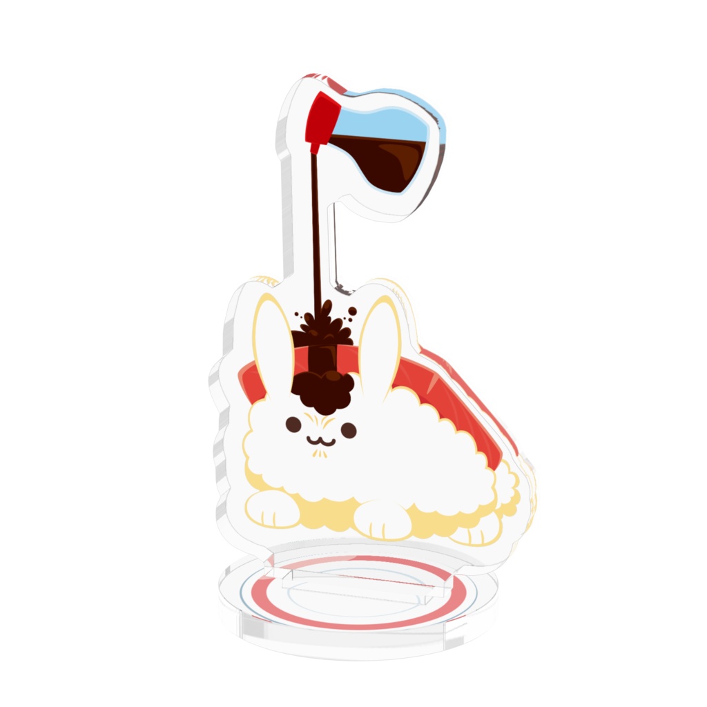 【アクリルフィギュア】やめて【たべものうさぎ】