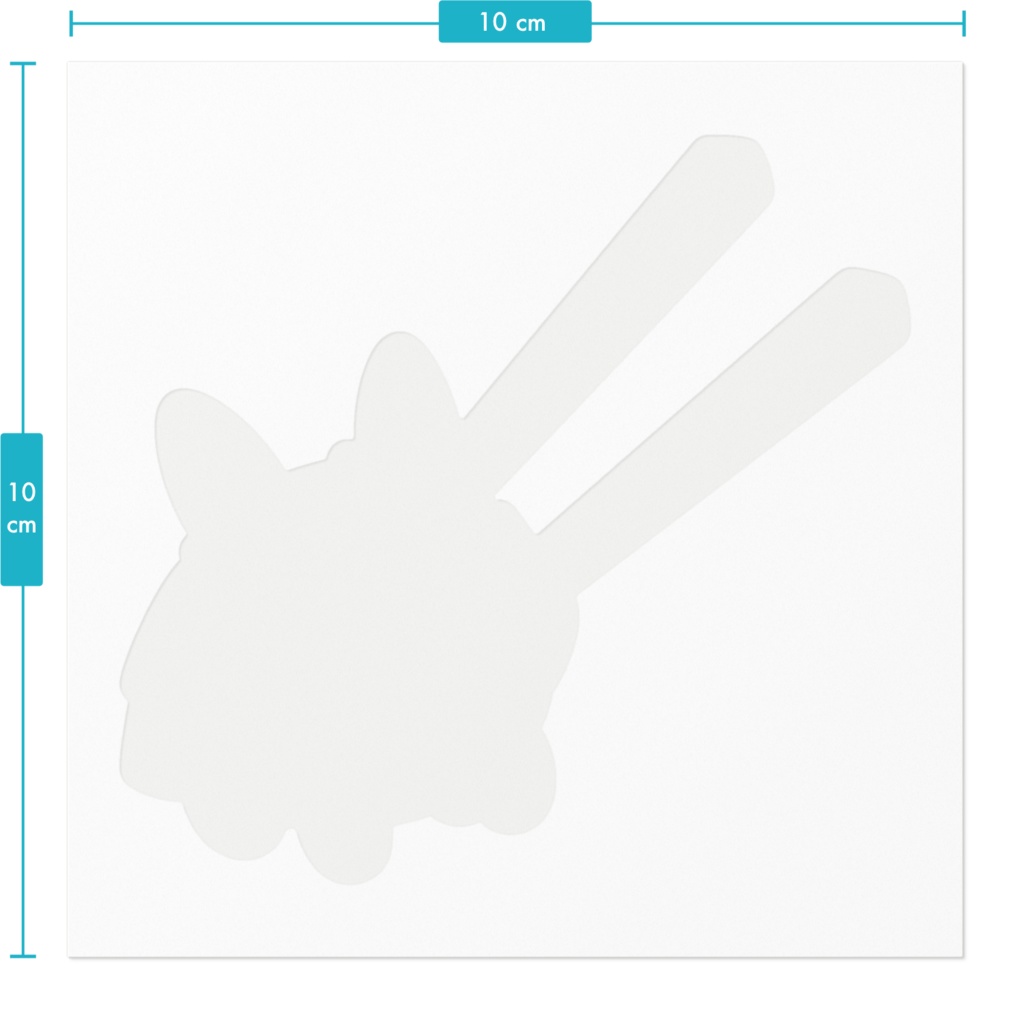【ステッカー】まじか【たべものうさぎの】