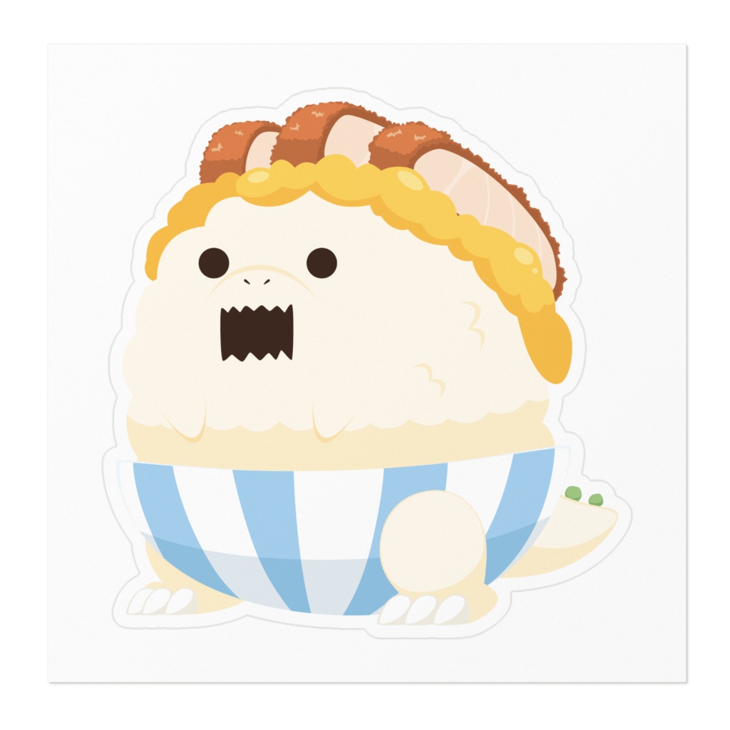 【ステッカー】ノドン -ドンブリ ノ キョウリュウ-