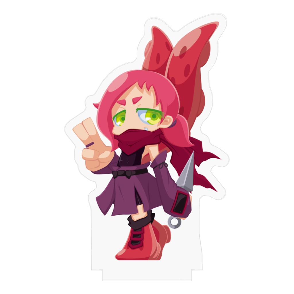 八代【アクリルフィギュア】-パラサイトガール- 70×70㎜