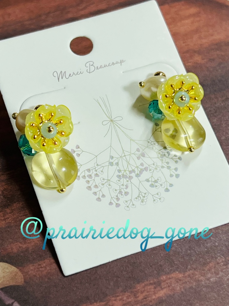 囚われのパルマ/ハルト🌼イメージピアス・イヤリング