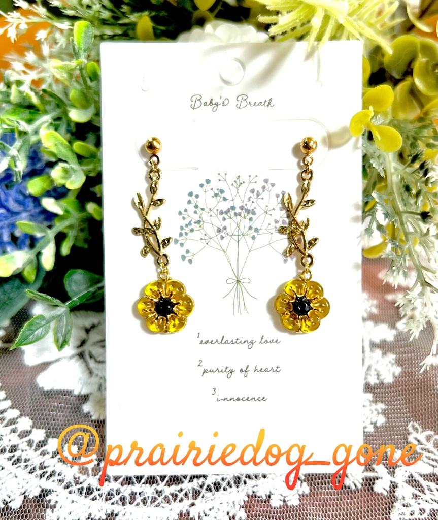 囚われのパルマ/ハルト🌼イメージピアス・イヤリング