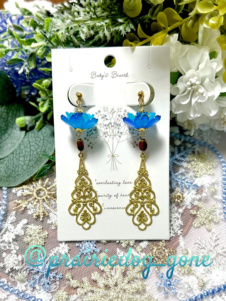 恋と深空/レイ❄️イメージピアス・イヤリング