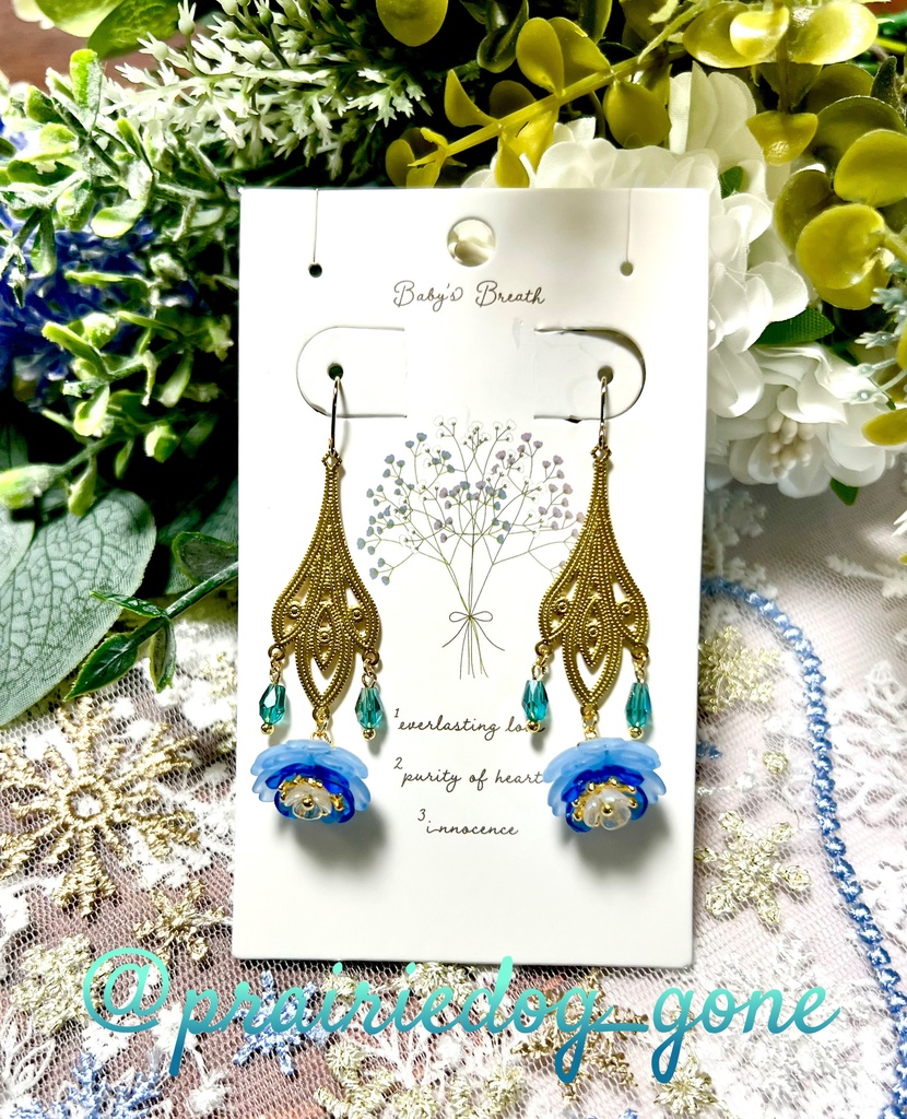 恋と深空/レイ❄️イメージピアス・イヤリング