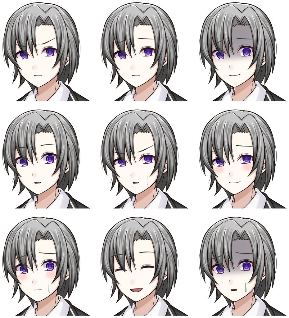 男子学生01【表情差分10種】