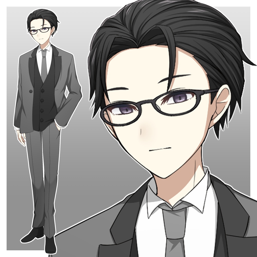 スーツを着た男性【表情差分10種】