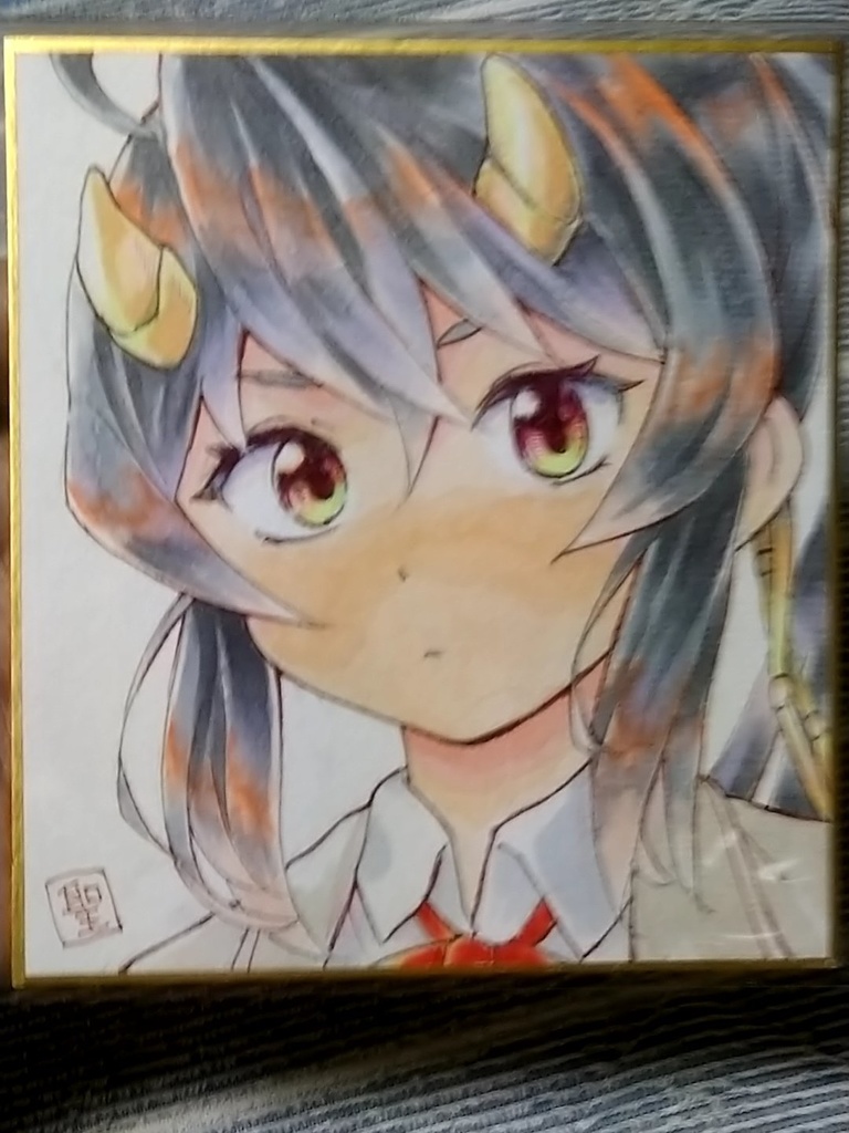 放サモ色紙「スズカ」