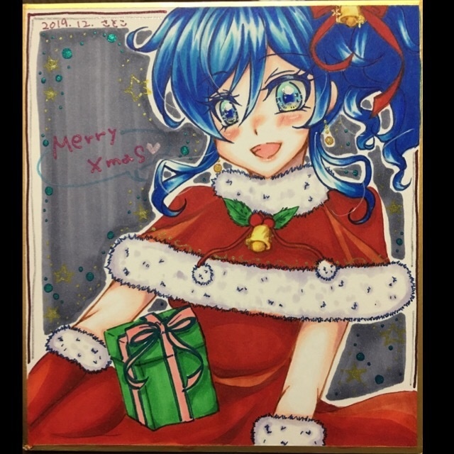 霧矢あおいちゃん ミニ色紙