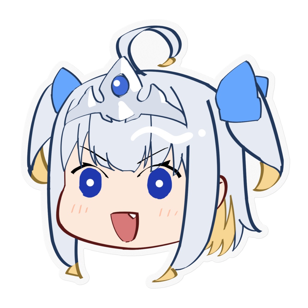 【姫乃なぎさ】ミニキャラステッカー