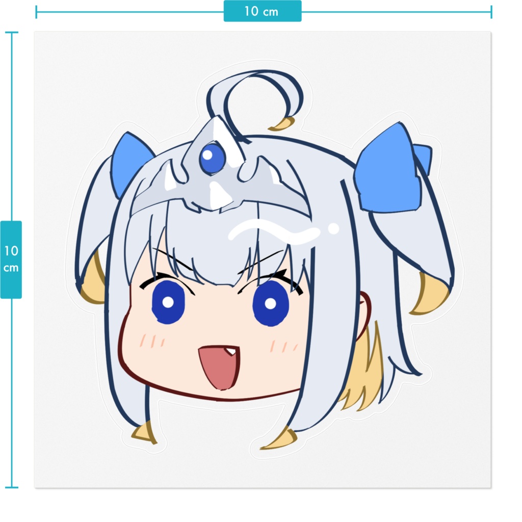 【姫乃なぎさ】ミニキャラステッカー