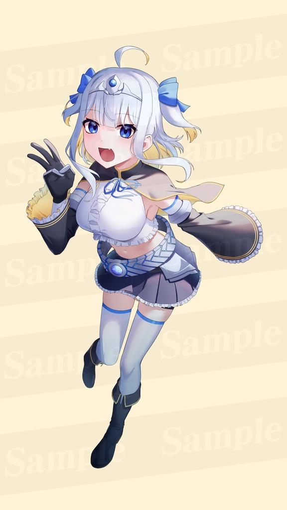 【姫乃なぎさ】3周年記念スマホ壁紙