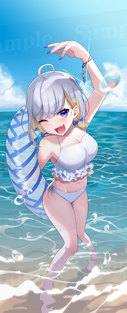 【姫乃なぎさ】スマホ壁紙（夏と海）