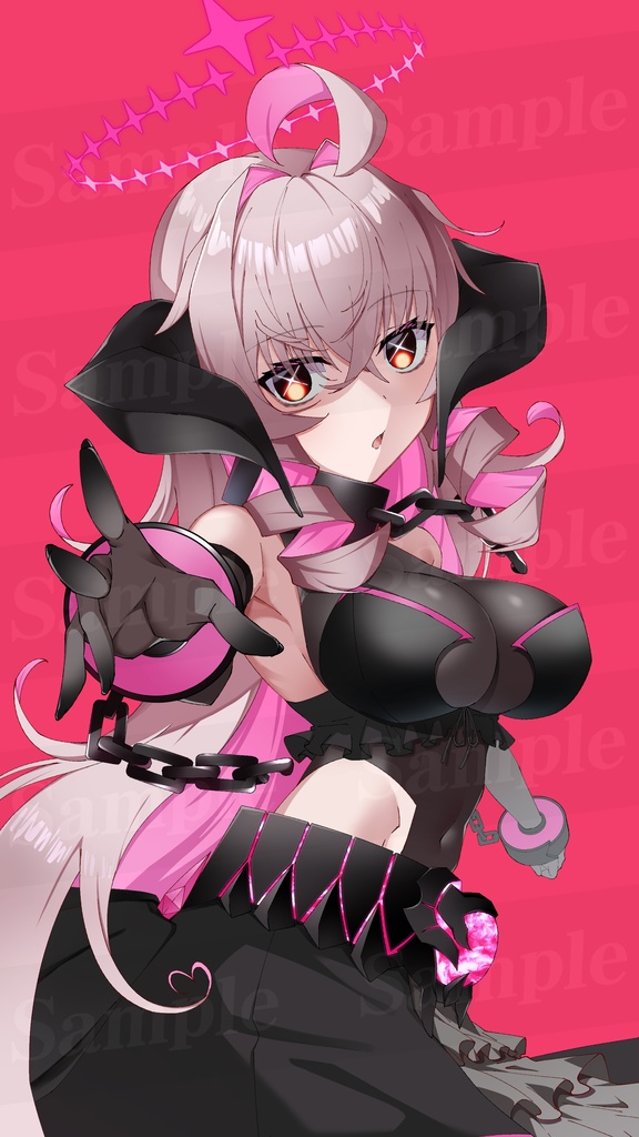 【魔刻アロマ】1周年記念スマホ壁紙