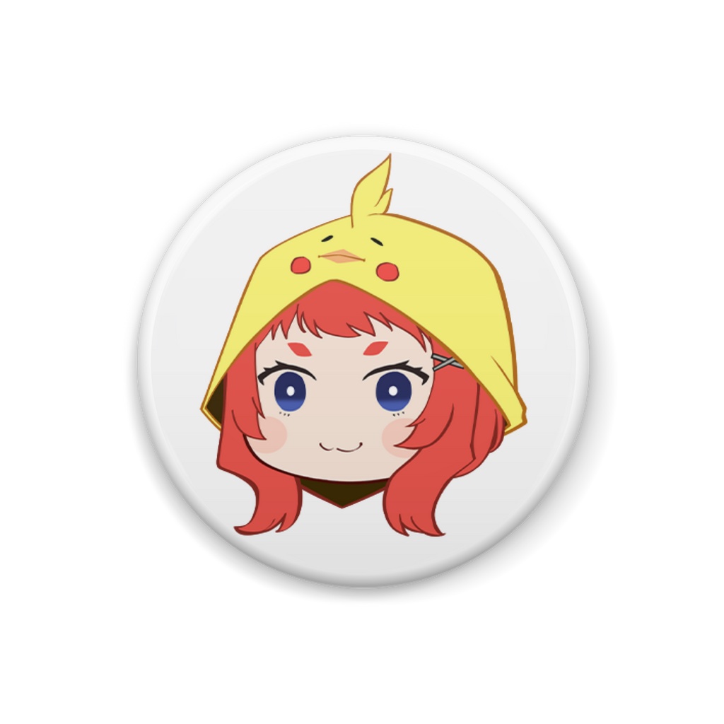 【ぴーすけちゃん】ミニキャラ缶バッジ［32mm］