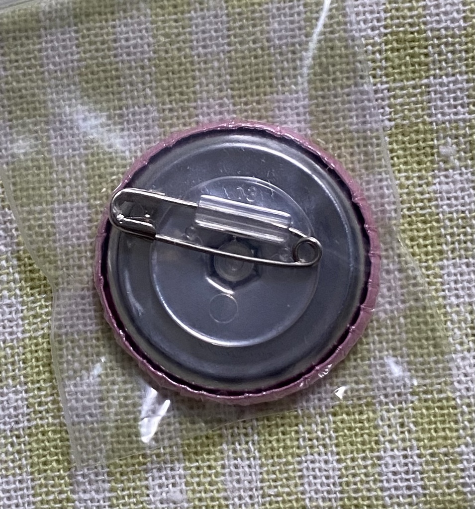 缶バッジ バラ⑧