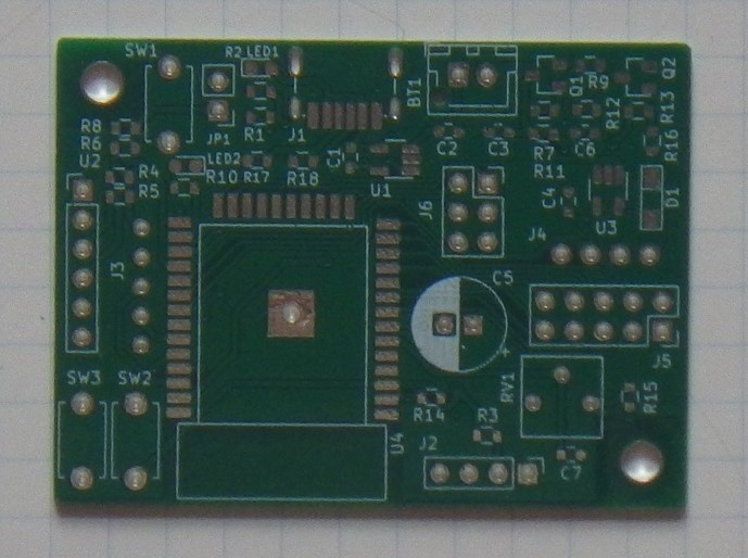 WIFI温湿度気圧計（ESP32-SOLO-1 + BME280）基板