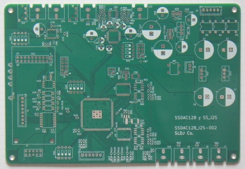スーパーサンプリングDAC・デジタルRIAA兼用基板