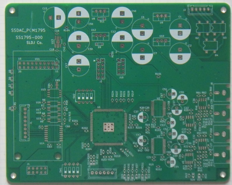 PCM1795デュアル16倍24bitスーパーサンプリングDAC基板