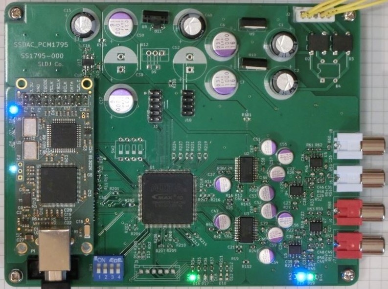 PCM1795デュアル16倍24bitスーパーサンプリングDAC基板