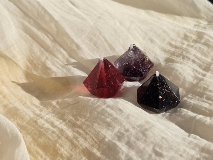 ジョブイメージクリスタルキャンドル(ナイト/暗黒/黒魔/踊り子)