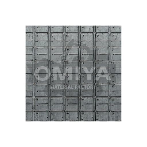 【素材集】SF・工場系 壁面テクスチャ Vol.1 (Shadow-Free / Flat) / Sci-Fi Wall Sequence_Vol.1