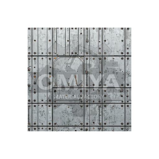 【素材集】SF・工場系 壁面テクスチャ Vol.1 (Shadow-Free / Flat) / Sci-Fi Wall Sequence_Vol.1