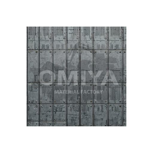 【素材集】SF・工場系 壁面テクスチャ Vol.1 (Shadow-Free / Flat) / Sci-Fi Wall Sequence_Vol.1