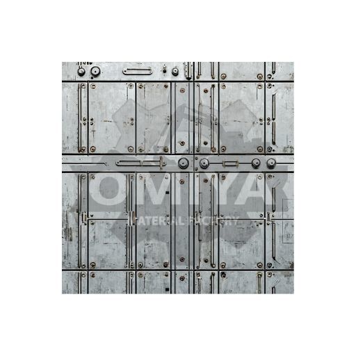 【素材集】SF・工場系 壁面テクスチャ Vol.1 (Shadow-Free / Flat) / Sci-Fi Wall Sequence_Vol.1