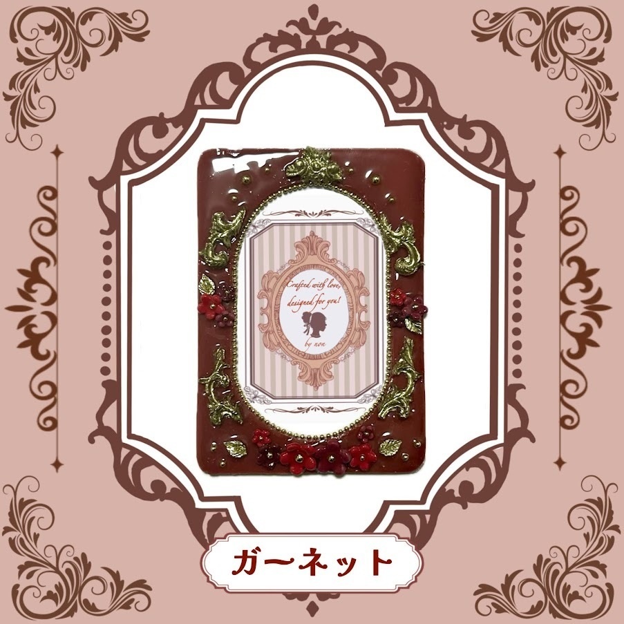 Antique flower B8ケースデコ