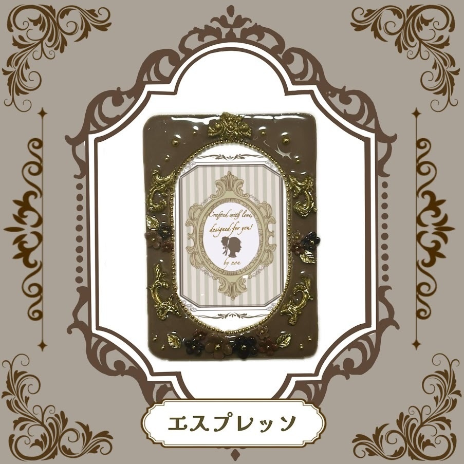 Antique flower B8ケースデコ