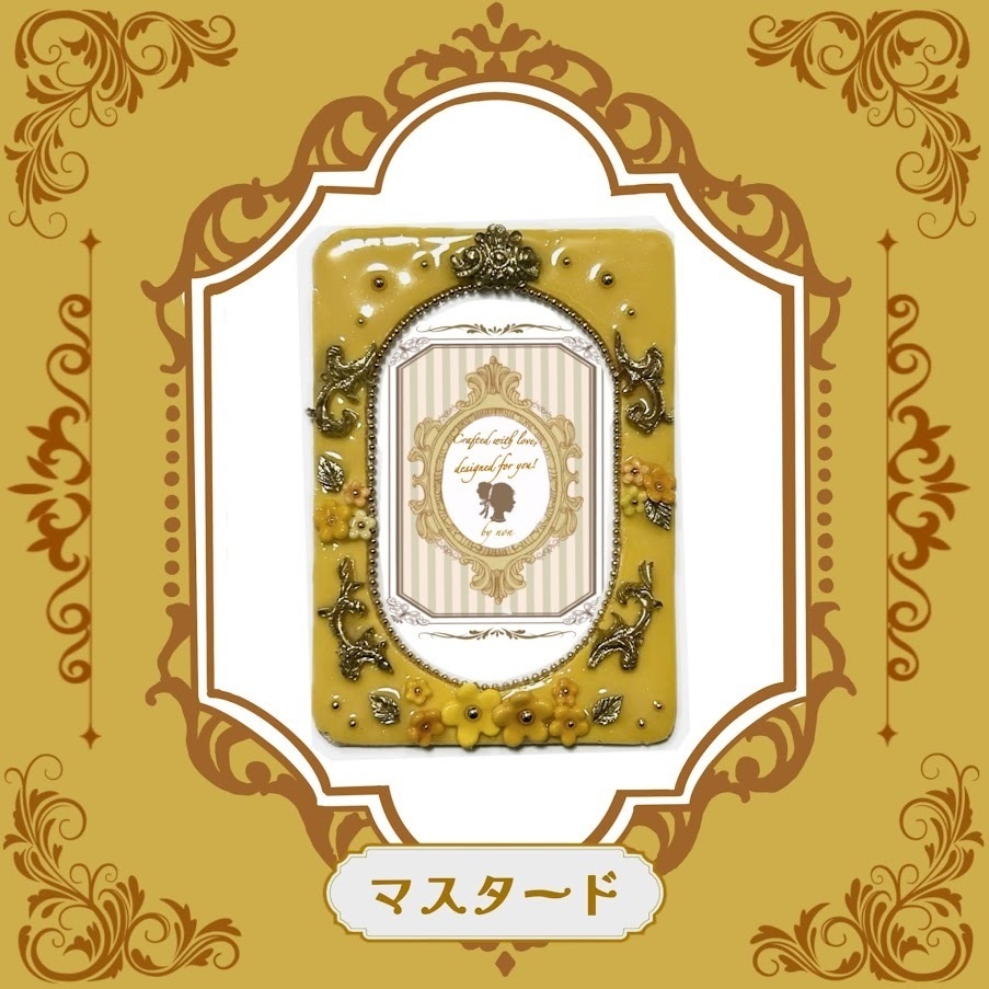 Antique flower B8ケースデコ