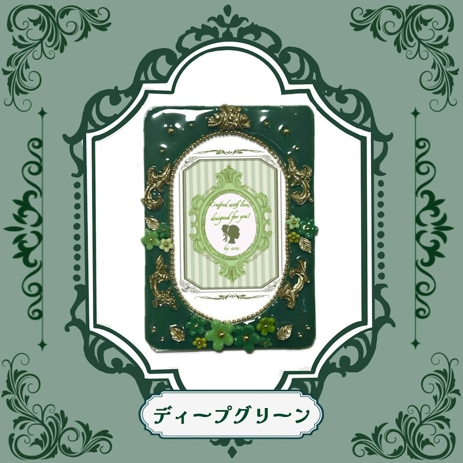 Antique flower B8ケースデコ