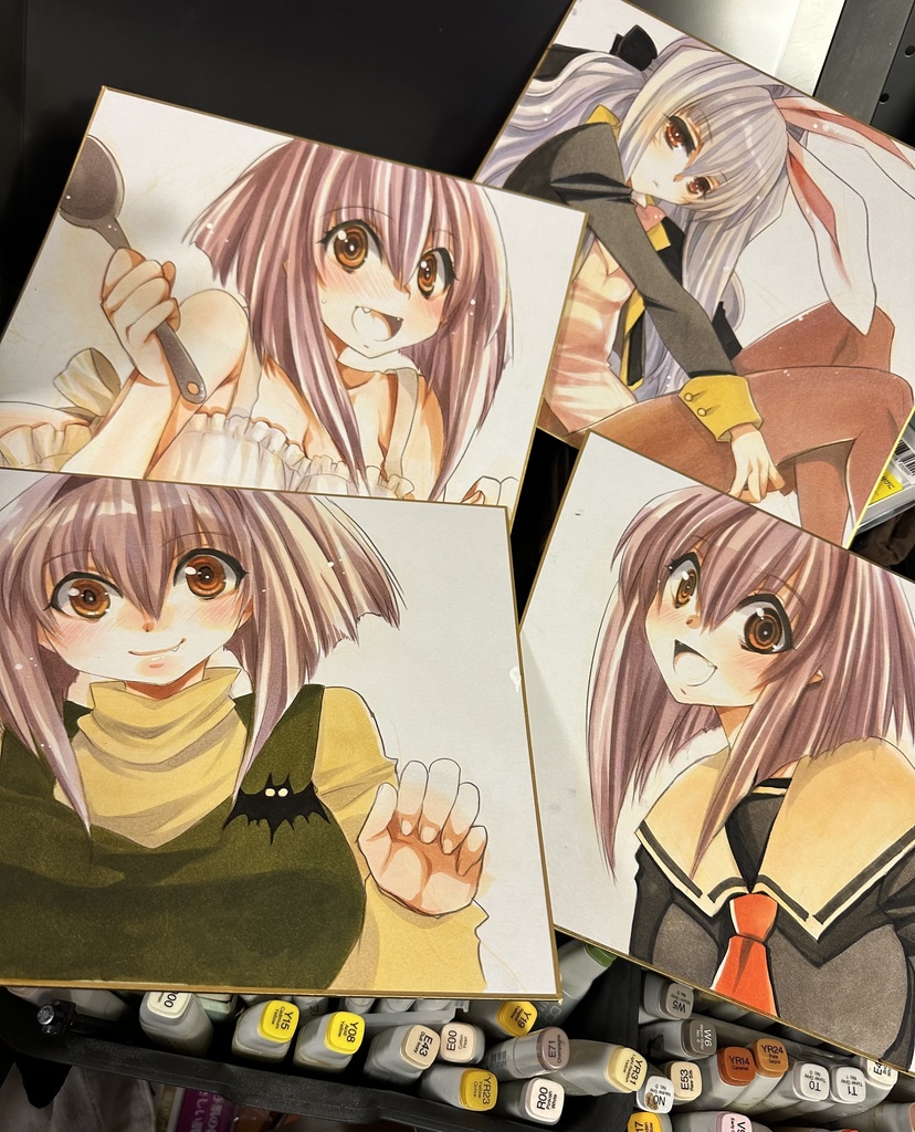 オーダーカラー色紙*